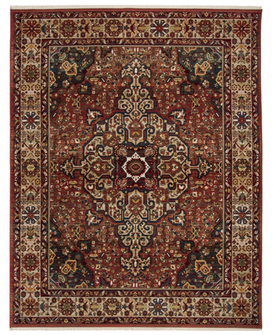 Shop Safavieh Kashan 8' X 10' Area Rug In Red/ivory