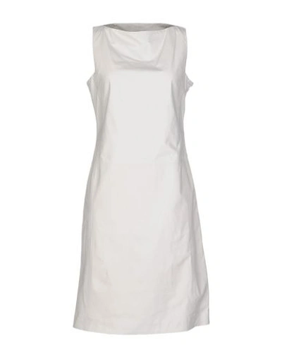 Trussardi Short Dress In Ivory