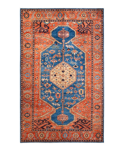 Shop Adorn Hand Woven Rugs Serapi M1971 8'4" X 13'10" Area Rug In Mist