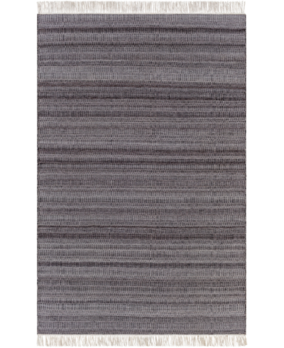 Shop Surya Closeout!  Lily Lyi-2304 2" X 3' Outdoor Area Rug In Charcoal