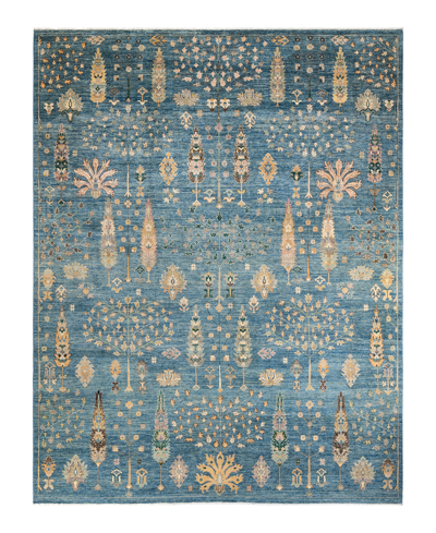 Shop Adorn Hand Woven Rugs Serapi M1971 9' X 11'8" Area Rug In Mist