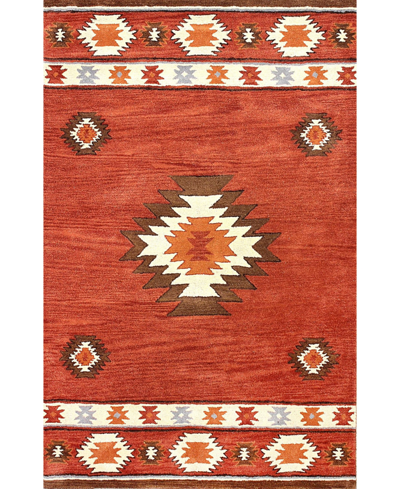 Nuloom Florence Shyla Abstract 5' X 8' Area Rug In Wine
