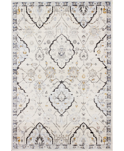 Shop Bb Rugs Andalusia And2010 7'6" X 9'6" Area Rug In Ivory