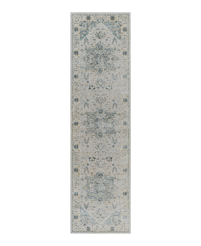 Surya Brunswick Bwk-2319 2'7" X 7'3" Runner Area Rug In Mist