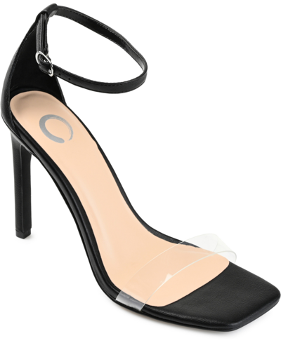 Journee Collection Women's Lorelei Vinyl Stilettos In Black