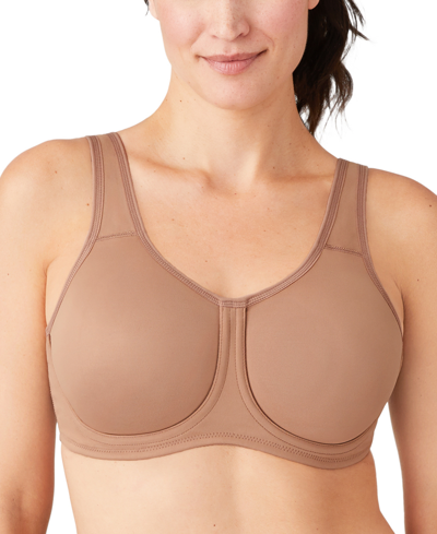 Shop Wacoal Sport High-impact Underwire Bra 855170, Up To I Cup In Toffee Crunch