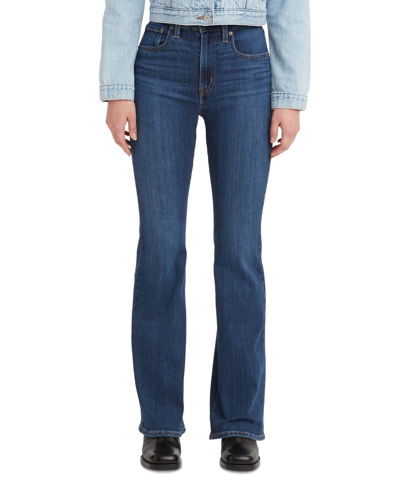 Shop Levi's Women's 726 High Rise Slim Fit Flare Jeans In Health Is Wealth