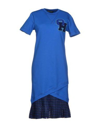 Shop Ostwald Helgason Knee-length Dresses In Blue