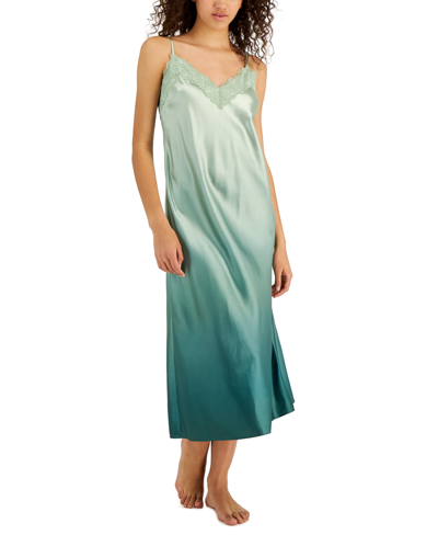 Inc International Concepts Satin Ombre Nightgown Created For Macy s In Smoke Pine ModeSens