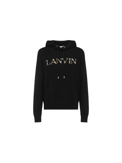 Shop Lanvin Hoodie In Black