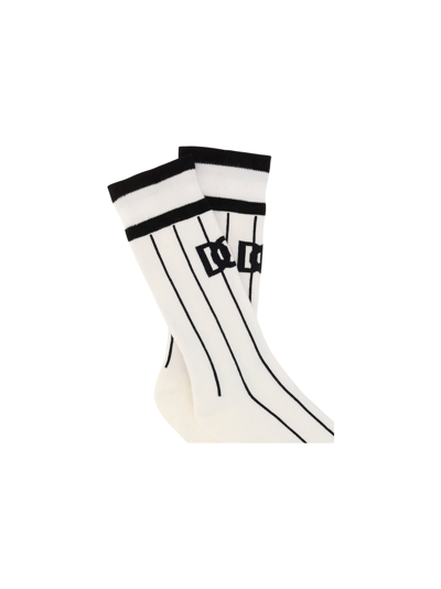 Shop Dolce & Gabbana Socks In Variante Abbinata