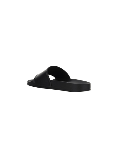 Shop Marcelo Burlon County Of Milan Sandals In Black/white