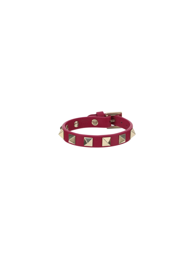 Valentino Garavani Rockstud Bracelet In Pink | ModeSens