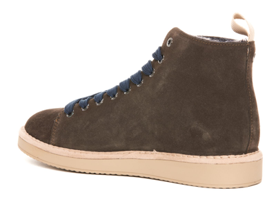 Shop Pànchic P01 High Top Sneakers In Brown