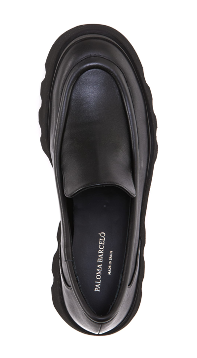 Shop Paloma Barceló Teseo Loafers In Black