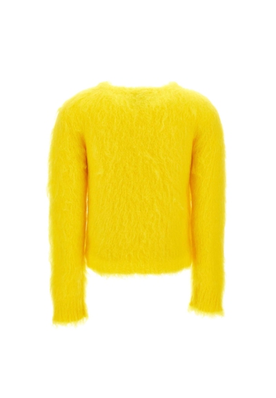 Shop Etro Mohair Sweater In Yellow