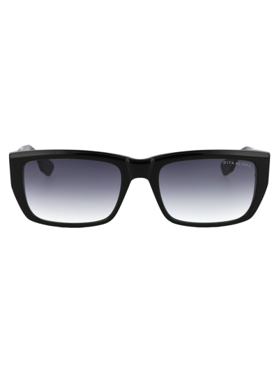 Shop Dita Alican Sunglasses In 01 Black W/ Grey To Clear Gradient