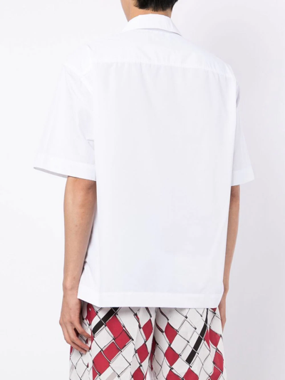 3.1 Phillip Lim Half-zip Polo Shirt In White