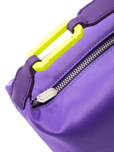 Eéra Violet Mini Moon Satin Tote Bag In Purple