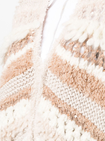 Brunello Cucinelli Argyle Knit Cashmere Vest In Neutrals