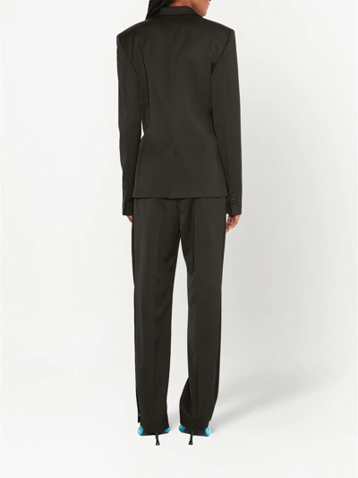 Jw Anderson Straight-leg Trousers In Black