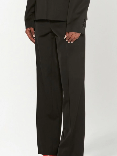Jw Anderson Straight-leg Trousers In Black