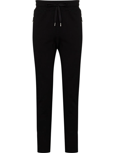 Shop Dolce & Gabbana Logo Plaque Track Pants In Black