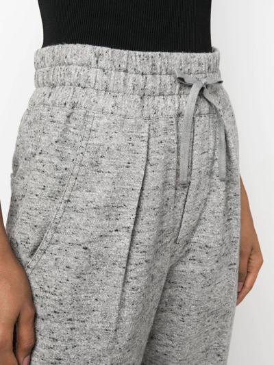 Shop Isabel Marant Étoile Miroki Drawstring Tapered Trousers In Grey