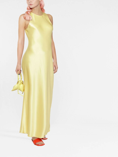 Ralph lauren satin dress hot sale