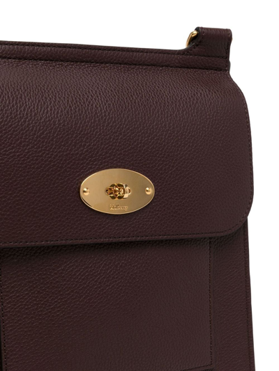 Shop Mulberry Small Antony Leather Crossbody Bag In Red