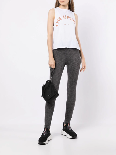 Shop The Upside Glacier Yoga Leggings In Grey