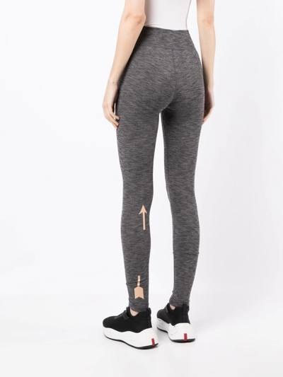 Shop The Upside Glacier Yoga Leggings In Grey