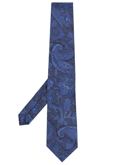 ETRO PAISLEY-PRINT SILK TIE 