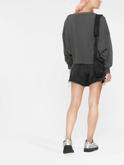 Shop Polo Ralph Lauren Rlx Drop-shoulder Sweatshirt In Grey