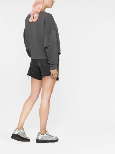 Shop Polo Ralph Lauren Rlx Drop-shoulder Sweatshirt In Grey