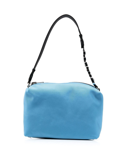 Shop Alexander Wang Heiress Shoulder Bag In Blue