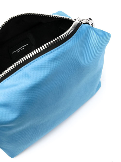 Shop Alexander Wang Heiress Shoulder Bag In Blue