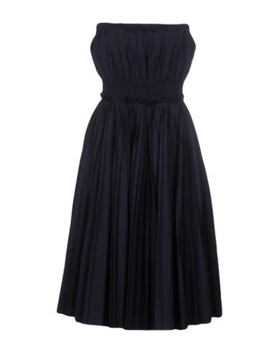 Givenchy Knee-length Dress In Dark Blue