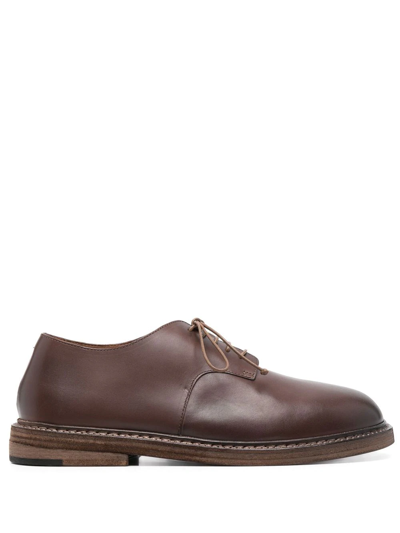 Shop Marsèll Gommello Lace-up Oxford Shoes In Brown