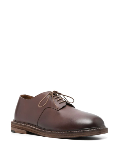 Shop Marsèll Gommello Lace-up Oxford Shoes In Brown