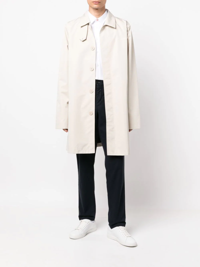 Ps By Paul Smith Four-pocket Straight-leg Chinos In Blue