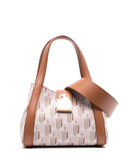 Shop Lanvin In&out Monogram-print Tote Bag In Pink