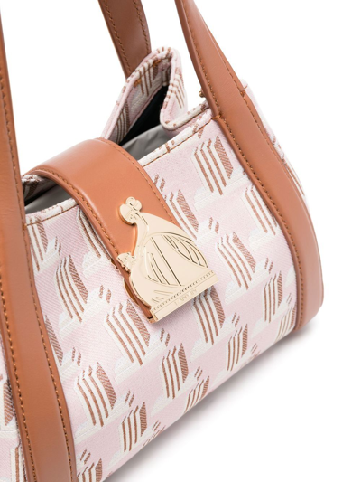 Shop Lanvin In&out Monogram-print Tote Bag In Pink