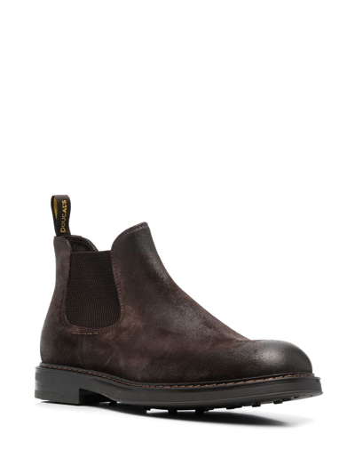Shop Doucal's Slip-on Style Ankle-boots In Brown