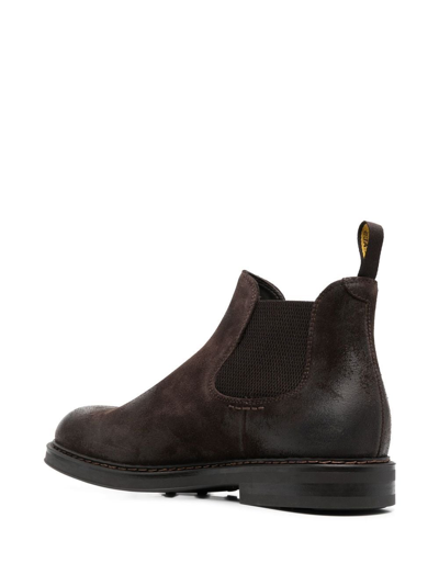 Shop Doucal's Slip-on Style Ankle-boots In Brown