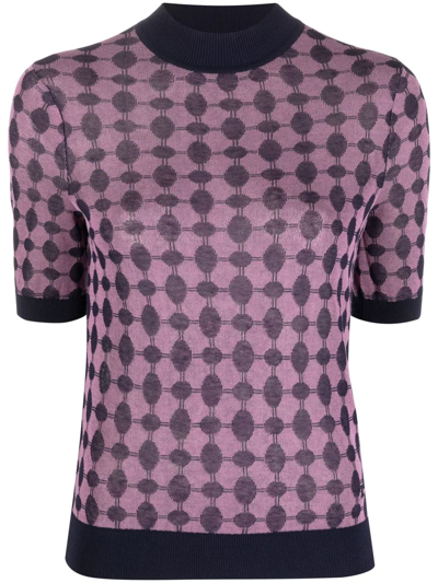 Tory Burch Cotton Knitwear In Blue