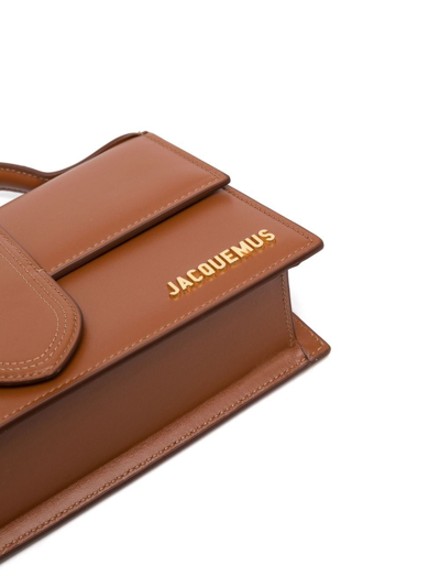 Shop Jacquemus Le Bambino Crossbody Bag In Brown