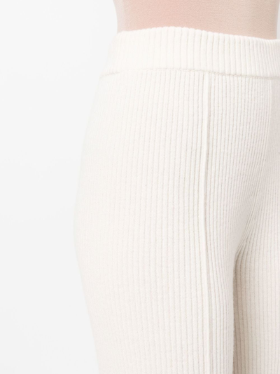Aeron Straight-leg Merino-cashmere Trousers In Neutrals