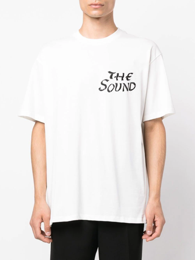 Shop Just Don The Sound Short-sleeve T-shirt In White
