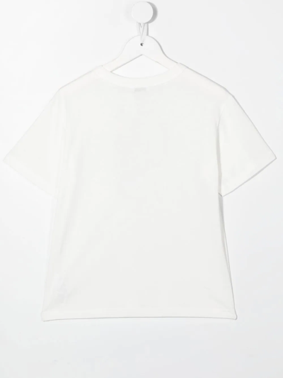 Shop Dolce & Gabbana Logo-motif Cotton T-shirt In White